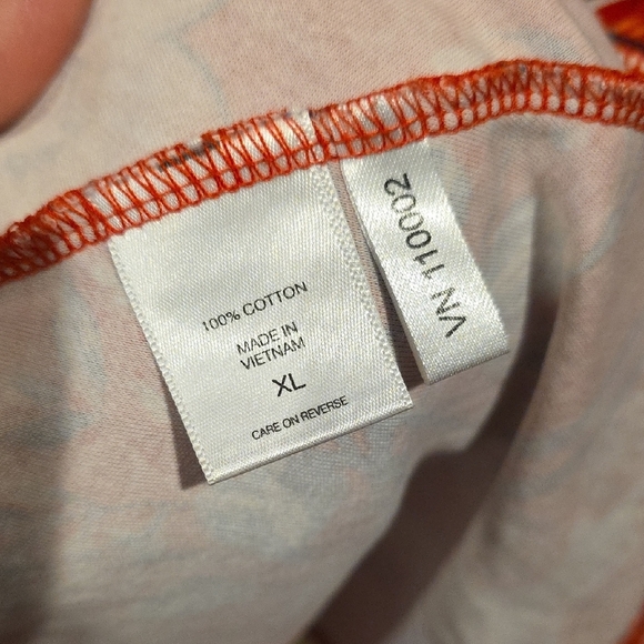 (J51) Womans Sz XL, New York & Company Red and Blue Floral Dress - Picture 8 of 8